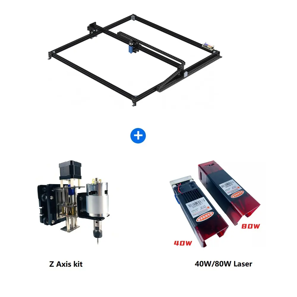 100cm*100cm Working Area Laser CNC Cut DIY 3D Engraver Machine with GRBL