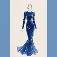 Robe de Soirée Formelle ou Décontractée pour Femme, Col en V, Tendance Luxe, Élégante, Sexy, Mignonne, Personnalisable, pour Fêtes de Noël