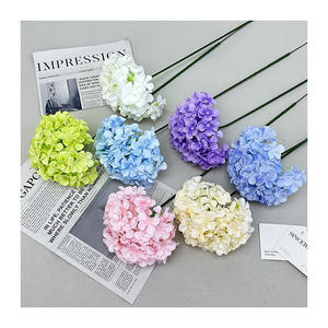 Bunga dekorasi pernikahan buatan sutra dekoratif murah <span class=keywords><strong>Online</strong></span> bunga dekorasi bunga buatan Hydrangea penerimaan bunga buatan - Product Image 4