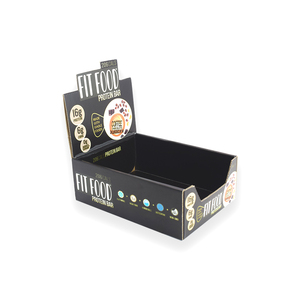 Custom Printed Retail Counter Top Display Box Food Coffee Packaging Cardboard Display Box