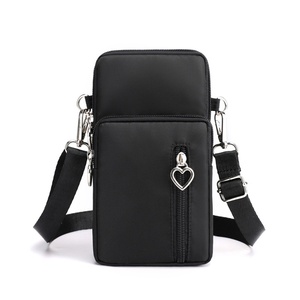 Offre Spéciale étanche fermeture éclair petit grand 2 taille bandoulière portefeuille téléphone portable pochette sac pour femmes téléphone portable sacs à bandoulière - Product Image 6