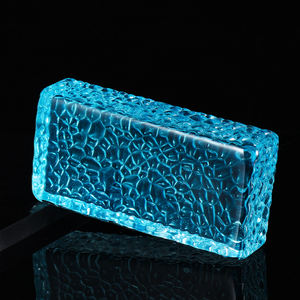 Фабрика по индивидуальному заказу хрустальный стеклянный кирпич сотовая поверхность Заводская индивидуальная декоративная стеклянная внутренняя наружная - Product Image 4