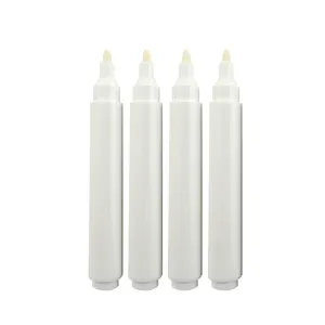 Stylo effaceur de fenêtre, étiquette privée, liquide, effaçable, lueur dans la nuit, blanc, sèche