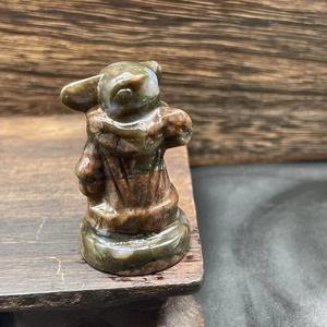 <span class=keywords><strong>Figurine</strong></span> de <span class=keywords><strong>Yoda</strong></span> en cristal de quartz naturel de 4 cm, sculpture en pierre précieuse écologique pour la décoration de la maison - Product Image 6