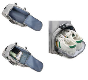 Sac de sport multifonctionnel personnalisé, léger, bandoulière, imperméable, sac à dos d'entraînement, sac de voyage portable pour courts trajets, sac de sport - Product Image 4