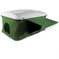 Tente de toit pour voiture, coque ABS, ouverture automatique verticale, système hydraulique, capacité 3 personnes