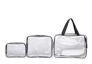 Bolsa de cosméticos transparente, pequeña, ecológica, para viaje en <span class=keywords><strong>casa</strong></span>, acampada, venta al por mayor - Product Image 2