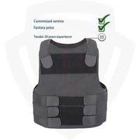 Gilet de sécurité tactique balistique de protection individuelle pour hommes, double coffre-fort personnalisé noir taille réglable dissimulable