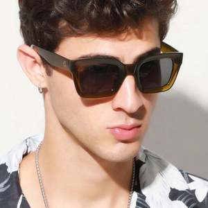 Nuevas Gafas de Sol Cuadradas Extra Grandes para Mujer, Diseño Vintage 2021 con Logotipo Personalizado, Degradado de Leopardo Negro, Protección UV400 - Product Image 3