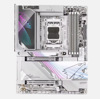 Motherboard GIGABYTE X870E AORUS MASTER X3D ICE DDR5 AM5 ATX Baru Grosir, 4x DDR5 DIMM untuk Gaming Desktop