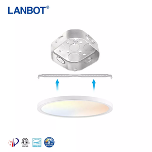 Lámpara de Techo Plana LED <span class=keywords><strong>con</strong></span> Sensor de <span class=keywords><strong>Microondas</strong></span>, de Superficie, de 7, 9 y 12 Pulgadas, para Cocina y Baño, Gran Venta - Product Image 5