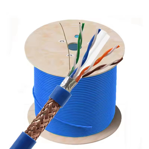 Personalizado <span class=keywords><strong>Cat</strong></span> <span class=keywords><strong>6A</strong></span> UTP/<span class=keywords><strong>FTP</strong></span>/SFTP Pvc Jacket Cables de comunicación de cobre - Product Image 3