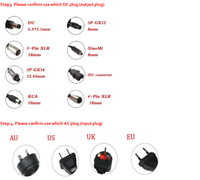 Nouvelle image E Scooter accessoires chargeur de batterie EU/AU/UK/US prise 42V 2A chargeur de batterie pour Mijia M365 ES2 Scooter électrique