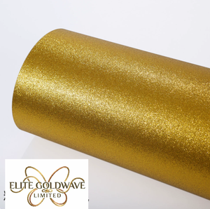250g A4 Gold Colored Pearl Glitter Cardstock Paper Craft Card Stock With Coarse Gold Powder for DIY Gift Packaging <b>Scrapbooking</b> - Product Image 1