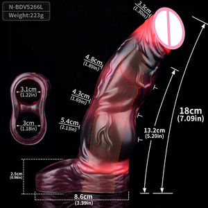 Extensor de Pene con Vibración y Control Remoto, Funda de Silicona Reutilizable para Pene, Condón para Hombres, Juguetes Sexuales, Alargador de Pene - Product Image 4