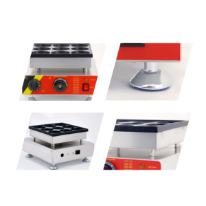 Anti-Aanbak Elektrische Pannenkoek Machine <span class=keywords><strong>Mini</strong></span> Automatische Pannenkoek <span class=keywords><strong>Maker</strong></span> 9 Gaten Expressie <span class=keywords><strong>Maker</strong></span> - Product Image 4