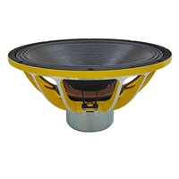 Woofer Profesional 18 inci, Voice Coil 115mm, Sensitivitas 97dB, Surround Kain, Kerucut Serat Kaca, Driver Subwoofer PA