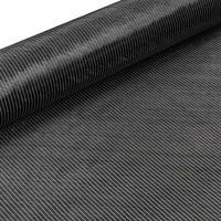 Tissu biaxial en fibre de carbone 12k +/-45 degrés pour drones, planches de surf, yachts et automobiles