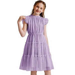 Wholesale Girls Cartoon Sweet Plain Dyed 100% Cotton Tutu Skirt Petticoat <b>Underskirt</b> for Kids Wedding Dress Ball Gown <b>White</b> - Product Image 1