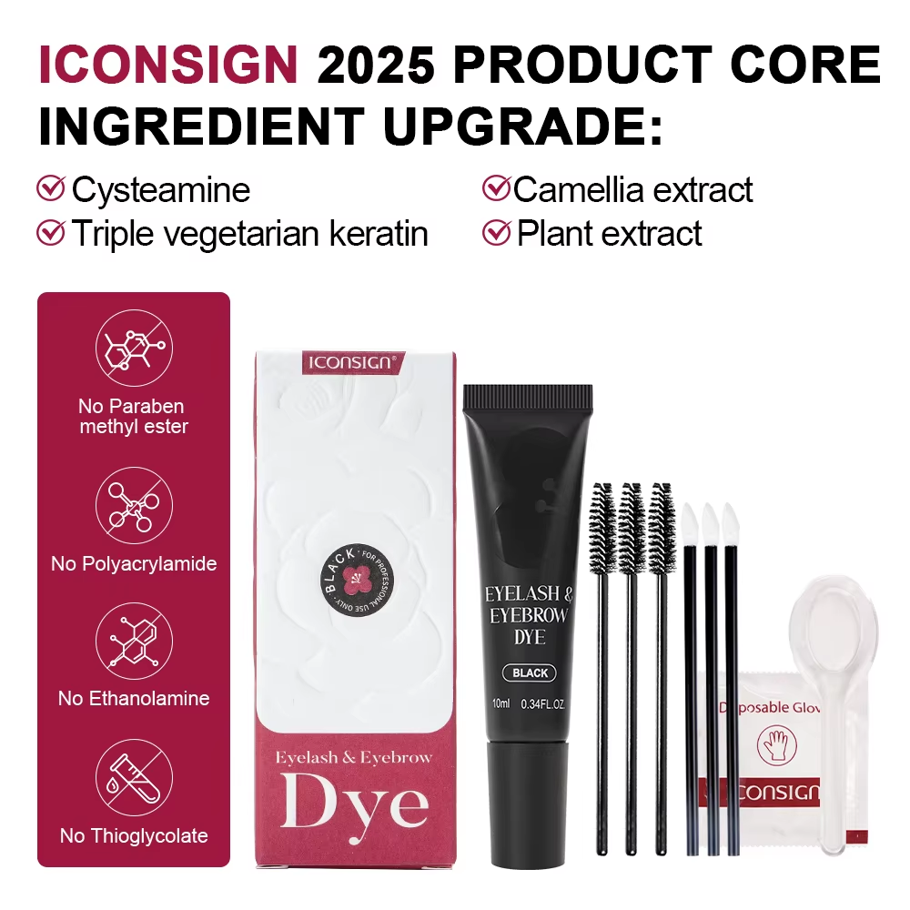 Teinture rapide pour sourcils et cils en 8 minutes