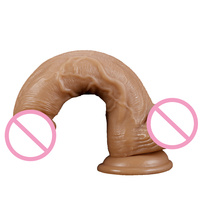 Dildo réaliste en silicone de 20 cm pour femmes, jouet sexuel doux pour adultes, produits de masturbation féminine, vente en gros de dildos, boutique de sextoys, dildo pas cher