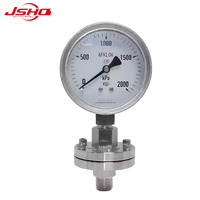 Manomètre numérique en acier inoxydable 316L avec manchon en caoutchouc Haute précision 100 mm 0~60 MPa