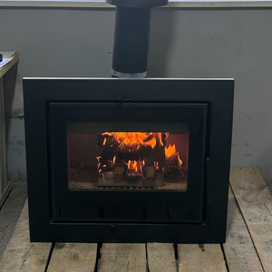 Estufa de Leña para Interiores Ecológica de 11KW con 78.1% de Eficiencia, con Ventana de Visualización Amplia, Chimenea de Leña - Product Image 3