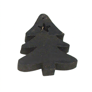 Décoration murale de Noël en forme d'arbre noir en MDF pour chambre, ferme, chalet, maison, bureau - Product Image 1