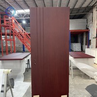 Porte acoustique professionnelle robuste en MDF ignifuge et insonorisée, surface finie pour studio d'enregistrement, chambre, KTV, cinéma