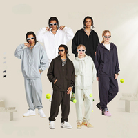 Sudaderas con Capucha Personalizadas con Logotipo, de Alta Calidad, 440 GSM, Gruesas, de Felpa de Algodón, Estilo Urbano, con Cierre, Bordadas, Talla Grande para Hombre