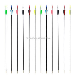 Aste per Frecce in Fibra di Vetro HT HUANTU per Tiro con l'Arco, Lunghezza Personalizzabile 18-35 Pollici, Spine 400-1500, OEM, Ingrosso, ID 4.2/5.2/6.2mm - Product Image 4
