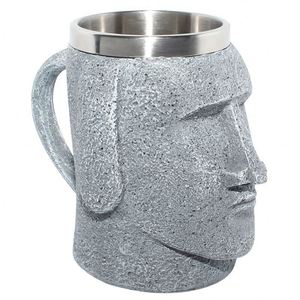 Moai <b>Easter</b> Island Beer <b>Mug</b> Bottle Opener-Creative Design Stainless Steel High Temperature Resistance - Product Image 3