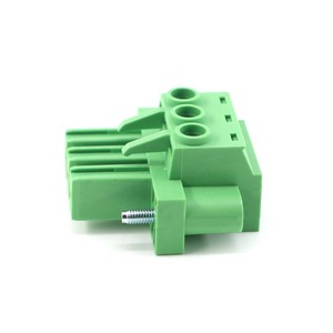 Bloque de terminales enchufable con conector de tornillo y toma de tornillo con brida, paso de 7.62mm, 3 y 5 pines - Product Image 4