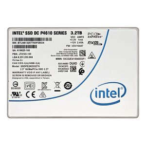 P4610ดั้งเดิม3.2TB 6.4TB U.2 3D nvnd PCIe 3.0 Pcie3.0ศูนย์ข้อมูล NVME ดิสก์ไดรฟ์แบบโซลิดสเตทดิสก์ไดรฟ์ SSD P4610 P4610 3200กรัม - Product Image 6