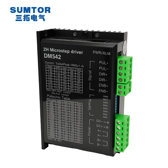 Factory Sale Digital 57 Type Stepper Motor Driver  DM542 for Stepper Motor Nema 23