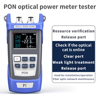 P1 Fiber Optic Tester Pon Power Meter with Visual Laser Source 1310/1550nm VFL OPM Multimeter