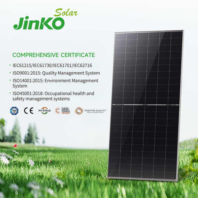 Jinko Monocrystalline Solar Panels Panel 625W Ballet Used 595W 620W 550 Watts 1000 Watt Production Line 610W 650W 500W 610