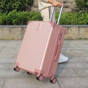 20-Inch Spinner Wheel <b>Suitcase</b> With Lock Water Resistant Solid Color Carry-On Travel Bag For Leisure Travel Unisex Spring 2024 - Product Image 3