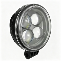 3.2 Inch 12W Round LED Work Light 4D Lens IP68 Waterproof 12-48V Auxiliary Driving Lamp Offroad Car Truck Forklift Machinery