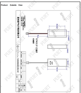 4016 16*40mm hộp hình chữ nhật 4ohm 2W năng động kèm theo trình điều khiển loa cho máy tính xách tay - Product Image 3