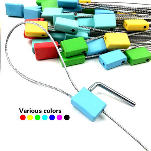 DX214C Benutzerdefiniertes Logo Hochsichere Manipulationssichere ABS+Stahl Container-Tür-Kabelplombe mit Barcode & <span class=keywords><strong>QR</strong></span>-<span class=keywords><strong>Code</strong></span> ISO-Zertifiziert - Product Image 1
