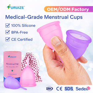 Fabricante de Copas Menstruales Reutilizables |   <span class=keywords><strong>Copa</strong></span> <span class=keywords><strong>Menstrual</strong></span> de Silicona de Grado Médico 100% para Viajes y Uso al Aire Libre - Product Image 1