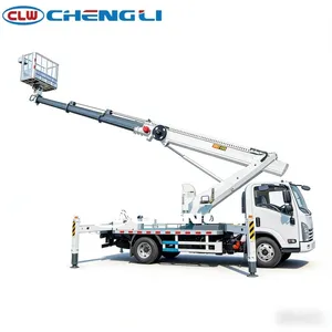 รถบรรทุกติดตั้งกระเช้าไฮดรอลิกแบบตรงยี่ห้ออีซูซุ ขนาด 24 เมตร - Product Image 1