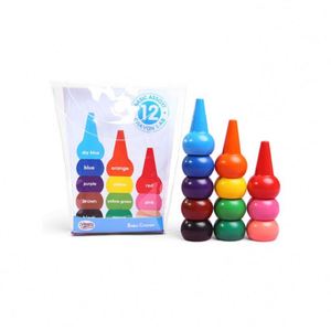 ของเล่นเสริมพัฒนาการเด็กแบบซ้อนนิ้ว สีสันสดใส ล้างออกได้ ปลอดสารพิษ - Product Image 3
