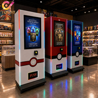 Plateforme Cloud de gestion à distance pour distributeur automatique de cartes TCG sans espèces avec lecteur de cartes pour la vente de cartes de jeu Pokémon