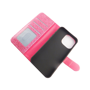 Custodia a Portafoglio Rosa <span class=keywords><strong>con</strong></span> Luci Lampeggianti per Donna, in Pelle PU, <span class=keywords><strong>con</strong></span> Motivo a Cuore e Slot per Carte, per <span class=keywords><strong>iPhone</strong></span> 16 - Product Image 4