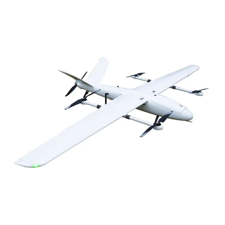 Tiger-240 30KM Datalink UAV Fixed Wing VTOL Drone with PPK Module for Mapping and Survey