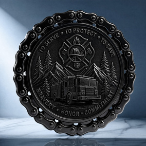 Pièces de <span class=keywords><strong>D</strong></span>éfi Personnalisées Agent Spécial HSI Alliage de Zinc 3D Émail Pièces Commémoratives pour Services de Police - Product Image 2