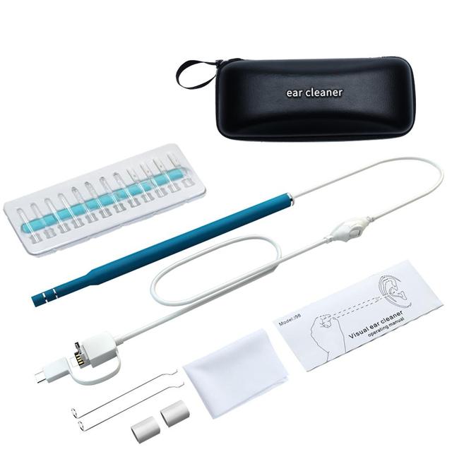 3 In1 Waterproof Micro USB Type C Borescope Ear Otoscope Camera for Ear Mouth Nose Skin USB Endoscope Cam