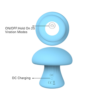 Paddenstoel Kleine En Gemakkelijk Te Dragen Multifunctionele Volwassen Seksspeeltjes Dikke Siliconenlaag Vrouwelijke Masturbators Met Massage-Functies - Product Image 4